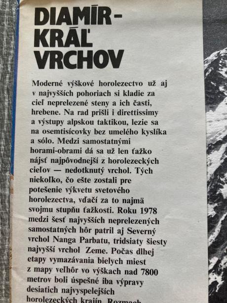 Diamír, kráľ vrchov-prvé vyd.1981,