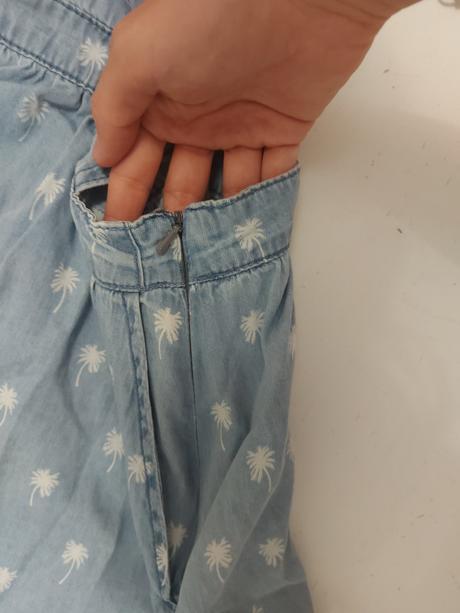 Sukňa na traky s palmami, new look,s