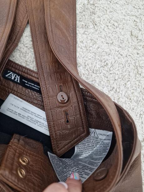 Koženková sukňa zara, zara,xs