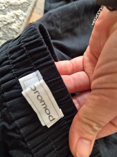 Čierne viskózove kraťasy promod, promod,44