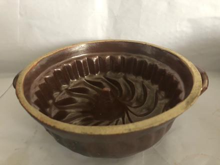 Starozitna keramicka forma na pecenie keramika  na, 