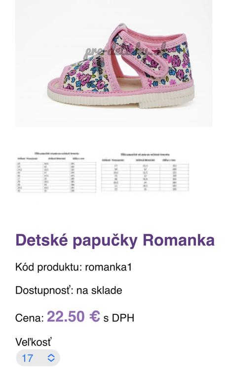 Papučky wanda, wanda,17