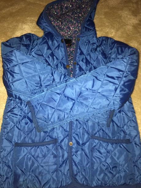 Prechodna bunda - jasna modra farba, fishbone,s