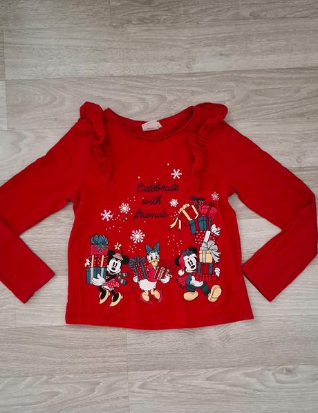 Vianočné tričko 134, disney,134