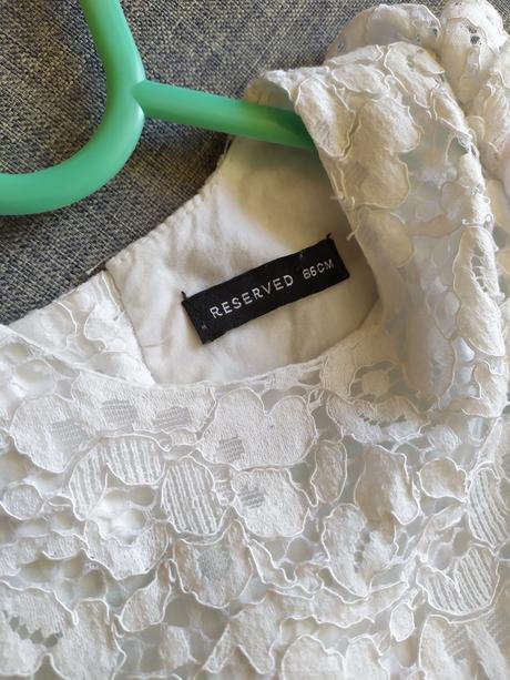 Čipkované šaty pre družičku, reserved,86