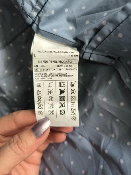 Bundička benetton 8-9r., benetton,134