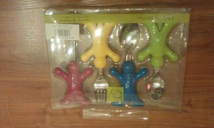 Zábavny detský príbor ,,by inspire,, 4ks,,