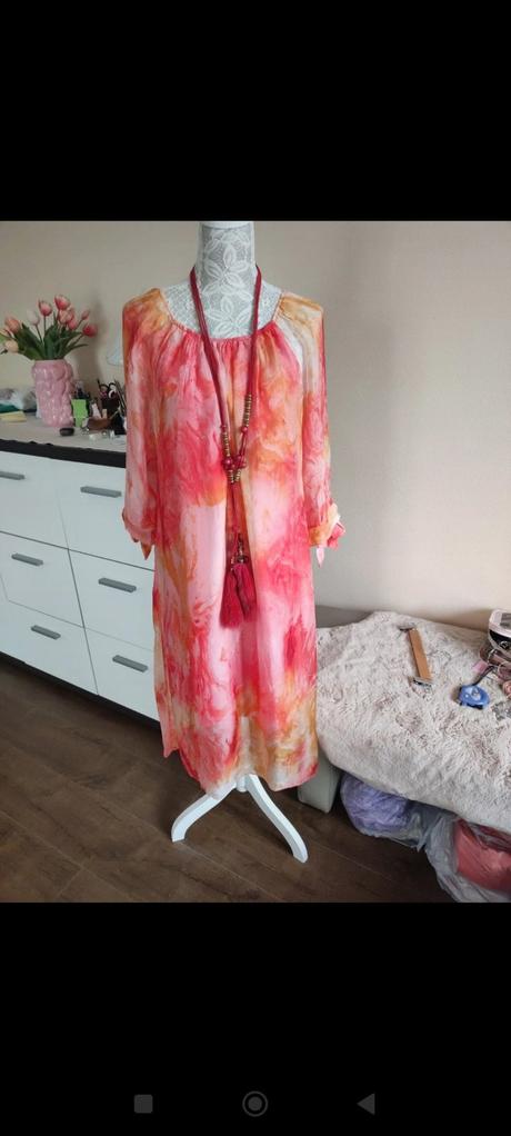 Dámske letné šaty hodváb, 