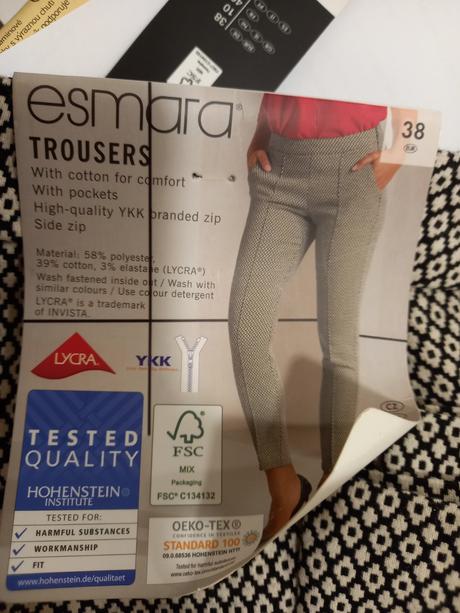 Hrubšie legíny 40, esmara,40