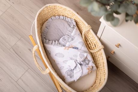 Sensillo mušelinová zavinovačka medvedík šedý 75x7, 