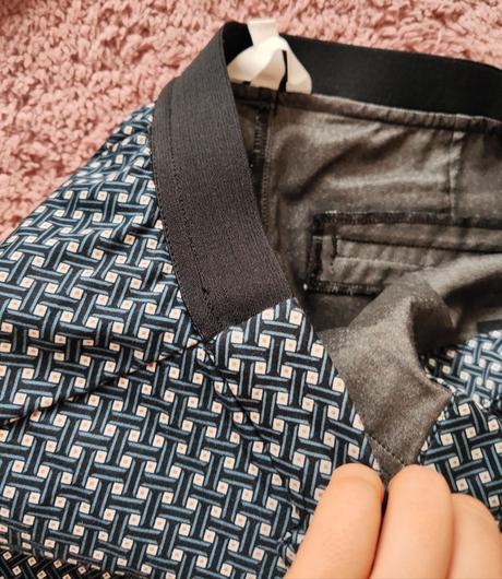 Vzorované nohavice, h&m,xl