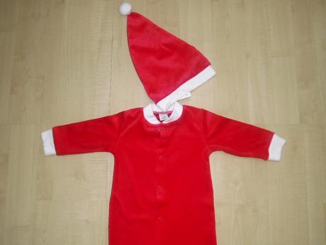 Zamatový vianočný overal lindex /74/, lindex,74