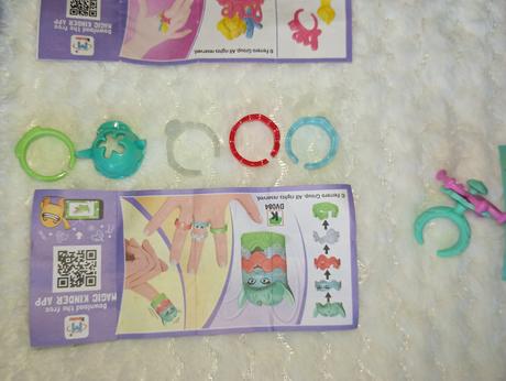 Prstene a náramky kinder surprise 3,