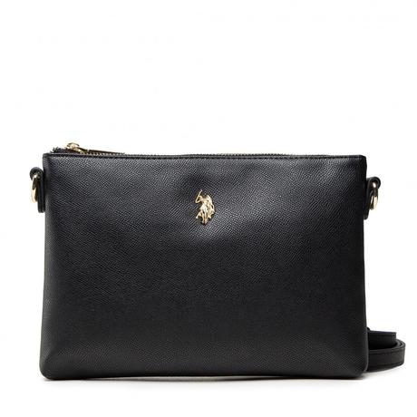 Crossbody kožená kabelka, ralph lauren