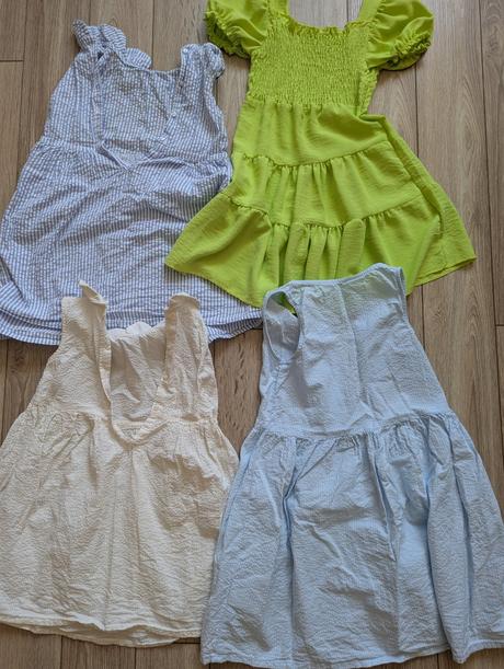 Dievcenske letne saty, h&m,116