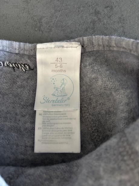 Čiapka z merino vlny, obvod 43 cm, sterntaler,68