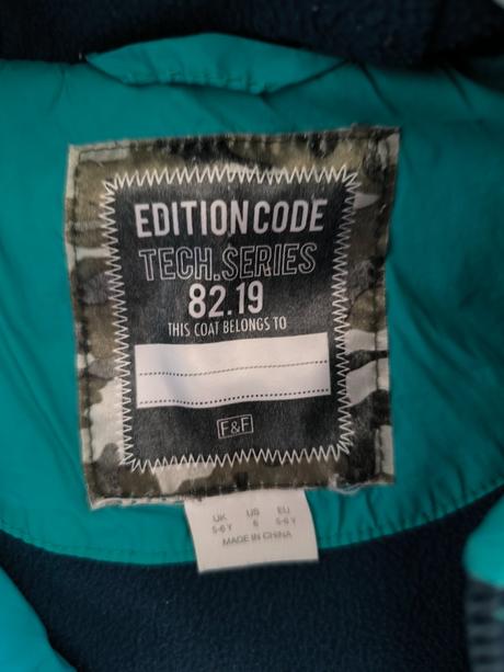 Zimná bunda f&f veľ. 5-6 y, f&f,110