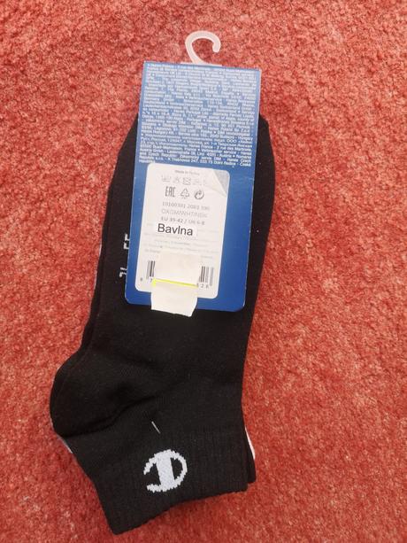 Champion ponožky 3 páry veľkosť 39-42, champion,39 / 40 / 42