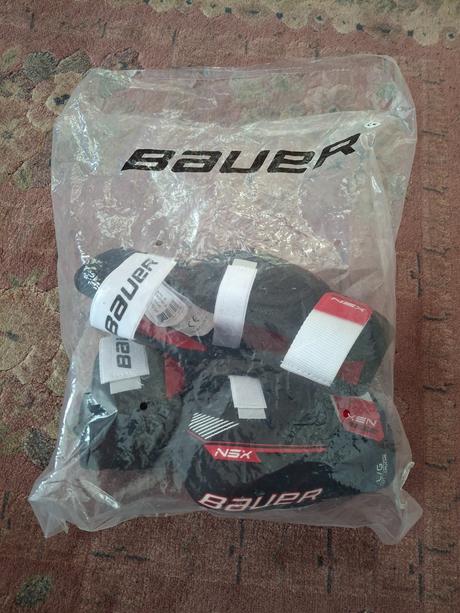 Hokejové lakte bauer jr vel l, postava 1.47cm -1.6, bauer,l