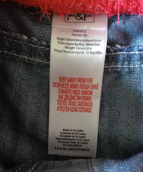 Riflíky na 12-18 mesiacov, f&f,80