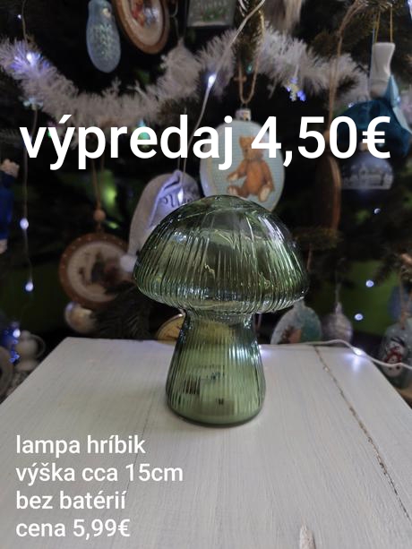 Svetelná lampa hríbik, 