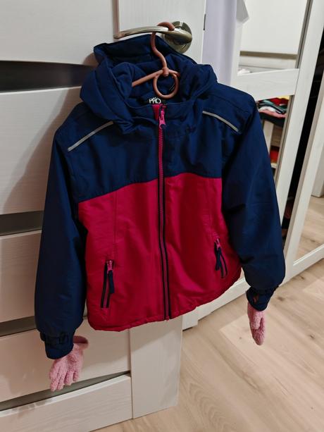 Bunda lyžiarska aj na bežné nosenie 110/116, crivit,116