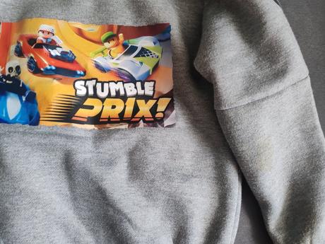 Hruba mikina, zadu obraz hry stumble, 128