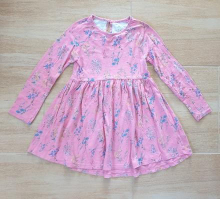 Šaty ružové s kvietkami next, next,116