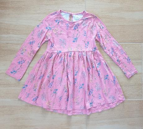 Šaty ružové s kvietkami next, next,116