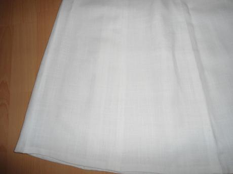 Biela tenka letna sukna, s