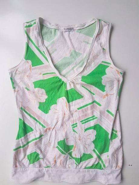 Tričko s kvetmi, topshop,m