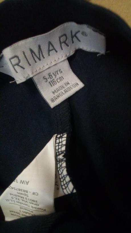 Tmavomodré elastaky primark, primark,110