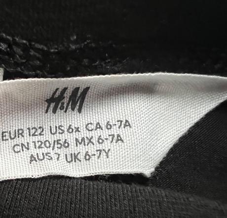 Čierne legínkové kraťasy, h&m,122