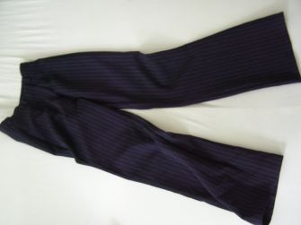 Čierne elegantné nohavice, 38