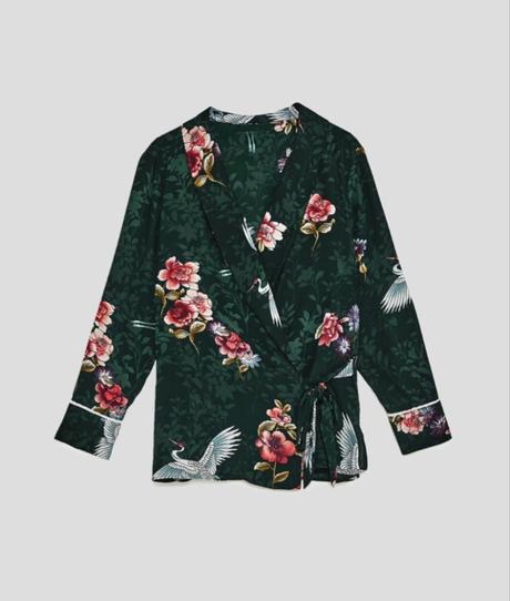 Zavinovacia blúza, zara,s