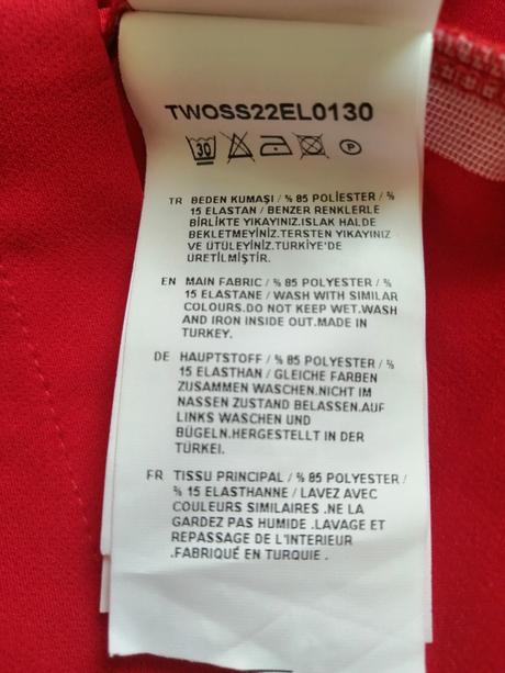 Červené šaty trendyol, v40, 40