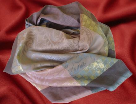 Veľká šatka s hodvábom, xxl