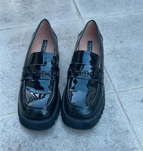 Lakované mokasíny nine west - veľkosť 40, nine west,40