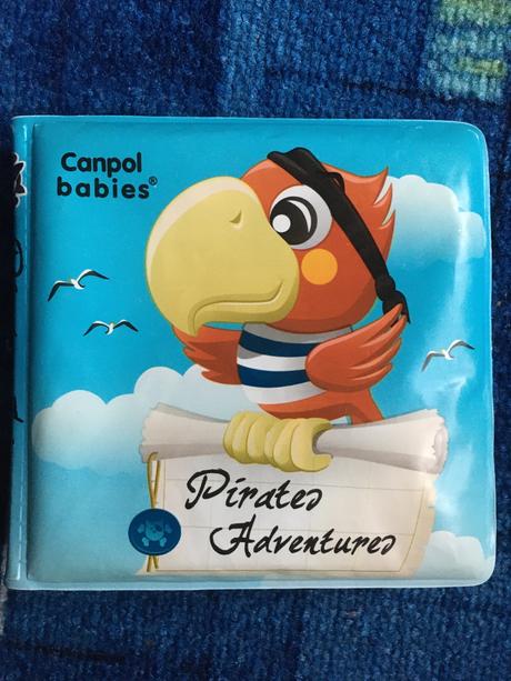 2x pískacia knižka gumená canpol babies do vody, 