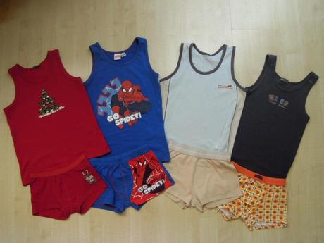 Spodné prádlo 8 x /122/, tezenis,122