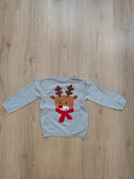 Vianočný sveter, h&m,86