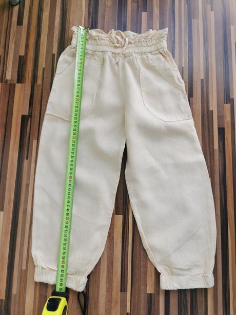 Zara ľanové nohavice 116, zara,116