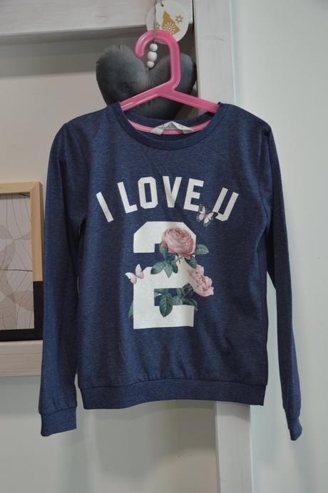 Tenšia mikinka 122/128, h&m,122
