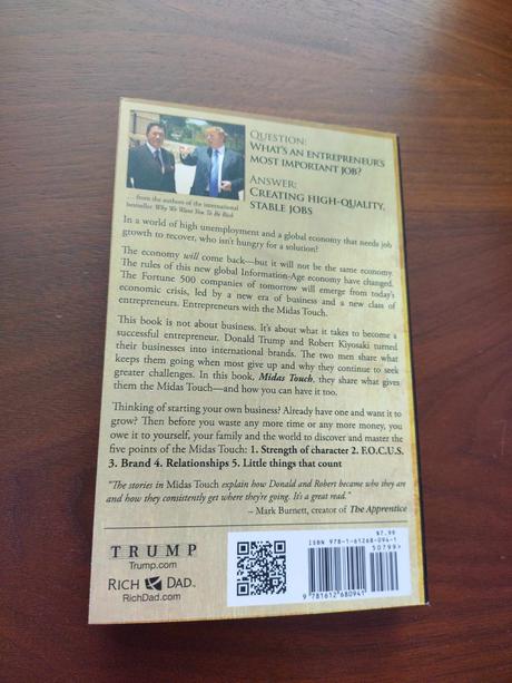 Trump a kiyosaki - midas touch kniha,