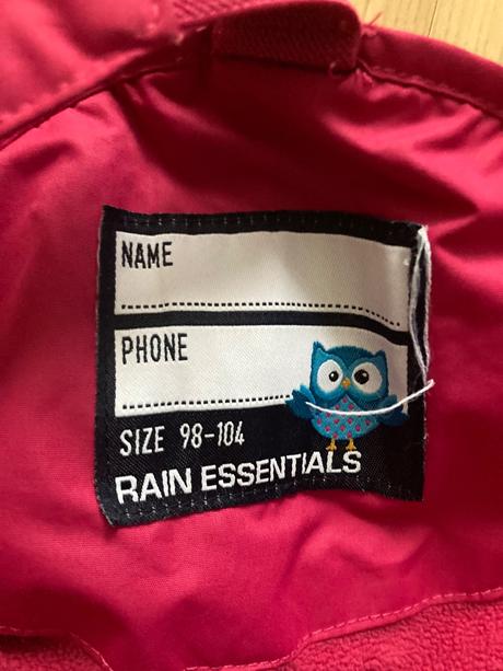 Nepremokavé nohavice tchibo 98/104, tchibo,98