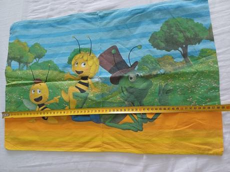 Posteľné prádlo do detskej postieľky včielka maja, šírka (cm): 85,dĺžka (cm): 130