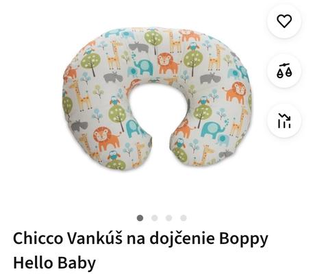 Chicco vankúš dojčiaci boppy - peaceful jungle, 