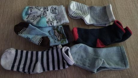 6x ponozky najmenších 15 po cca 17, 17