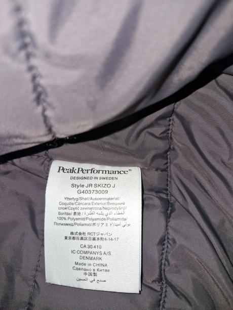 Chlap lyziarska bunda peak performance goretex, 158