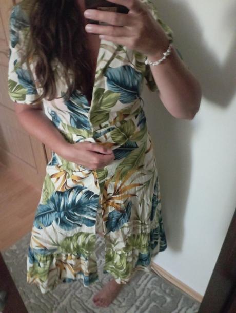 Šaty s listami, orsay,s